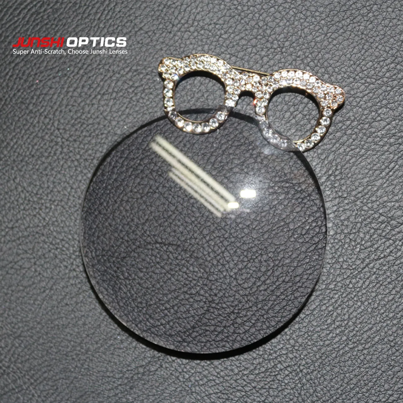 Lente de resina para óculos UC/HC/HMC, lente bifold de topo redondo 1.56 para varejo, fabricante