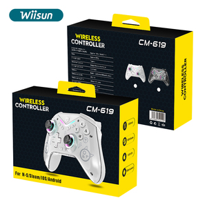 OEM LOGO CM-619 Double Shock Vibration RGB Lights Gamepad Switch PC Game <strong>Controller</strong> for Switch Pc - Product Image 1