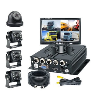 CCENTEN-cámara de visión trasera para coche, dispositivo de 7 pulgadas, AHD, 1080P, 4CH, mdvr, pantalla dividida Quad, para camión, vehículo escolar, autobús - Product Image 1