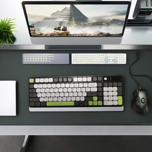 OEM 98-Key RGB Silent Gamer Mechanical Keyboard ABS <strong>Computer</strong> Desktop Gaming with RGB Light <strong>Control</strong> for Laptop <strong>Use</strong> - Product Image 1