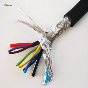 Özelleştirilmiş 2*0.15mm yüksek esneklik çekme zinciri kablosu, tank zinciri esnek kablo, Servo kontrol kablosu TRVV 26awg kablo - Product Image 6