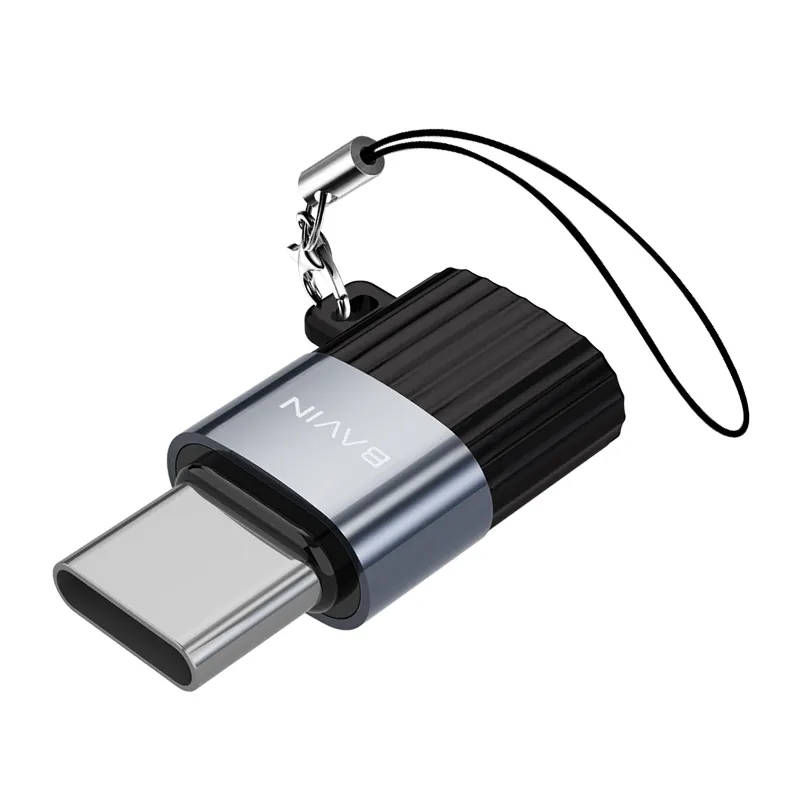 BAVIN 데스크탑 다기능 마이크로 USB에 타입 C 휴대용 미니 OTG 어댑터 어댑터 OTG-02