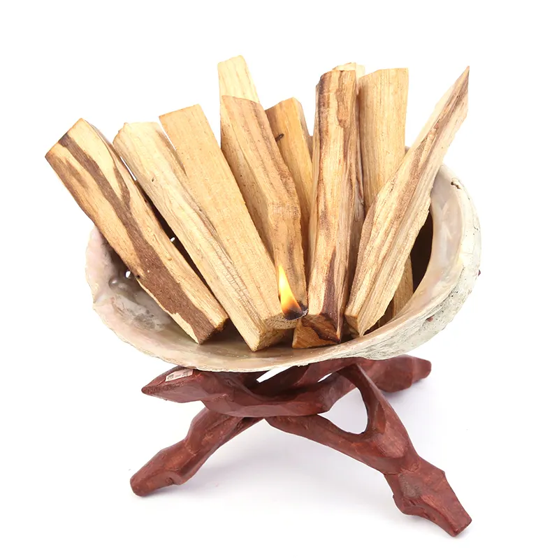Venta al por mayor de varitas de incienso de madera de Palo Santo de Perú DE ALTO aceite natural para difuminar