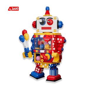 JAKIファンキーロボットビルディングブロック玩具アセンブル変形子供工学学習のための漫画モデル - Product Image 1