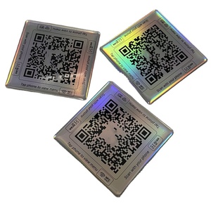 Contactless Writable <strong>QR</strong> <strong>Code</strong> Hologram Restaurant Smart Digital Menu Nfc Sticker De Table - Product Image 2
