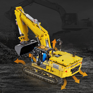<span class=keywords><strong>1</strong></span>:20 באיכות גבוהה 1830pcs שליטה מרחוק מעקב אפליקציה מחפר הרכבו צעצועים