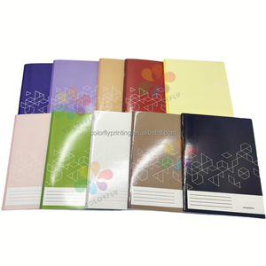 School <strong>Notebook</strong> A5 A6 30 <strong>Pages</strong> Sewing Binding Simple Various Colors Soft Cover <strong>Notebook</strong> <strong>With</strong> Colorful Colors - Product Image 3