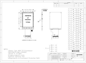 Polcd Mini Size 2.4 pollici LCD Touch Screen 240x320 IPS modulo LCD ST7789V piccolo pannello TFT 2.4 Display - Product Image 6