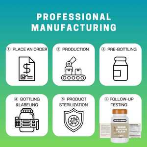 Vitamines de marque privée OEM plus capsules d'extrait d'herbes de glucose sanguin extrait clair de plantes suppléments à base de plantes - Product Image 6