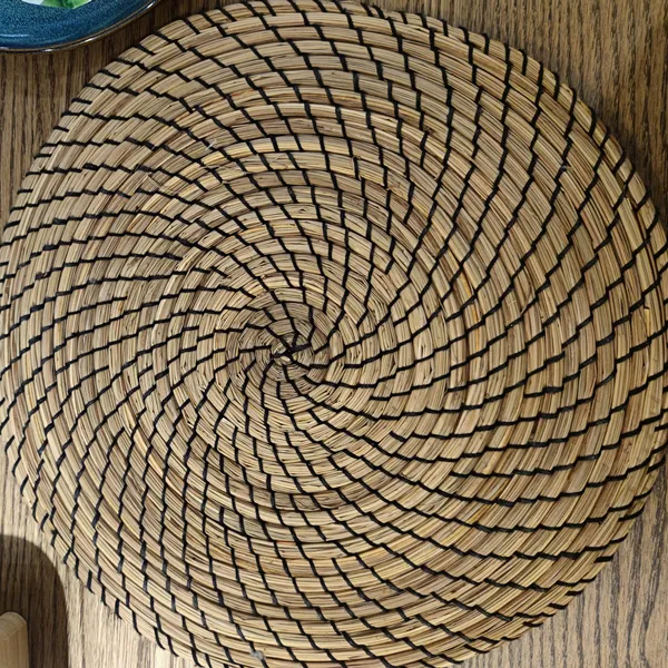 Cotton Woven Handmade Boho Placemats Modern Farmhouse Round Fringe Pads Mats Placemats For Dining Table