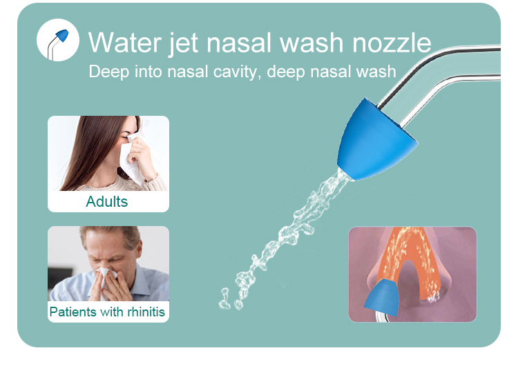 DC5V Electric Nasal Irrigator UL Nose Cleaning Machine Cordless Nasal Water Jet