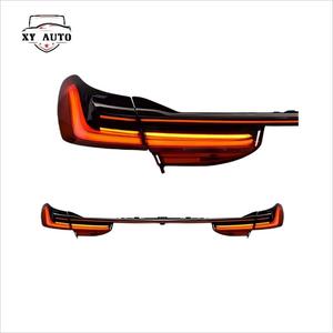 For BMW 7 Series <strong>G12</strong> Tail Light Assembly for Old New Models <strong>12V</strong> Yellow <strong>LED</strong> Through Running&amp;Turn Signal ABS with Red &amp; Clear Lens - Product Image 1
