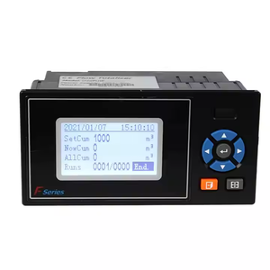 Totalizador de flujo digital Pulso 4-20mA RS485 Compensación de presión de temperatura de entrada Registrador de datos de pantalla de flujo de gas de vapor líquido - Product Image 1