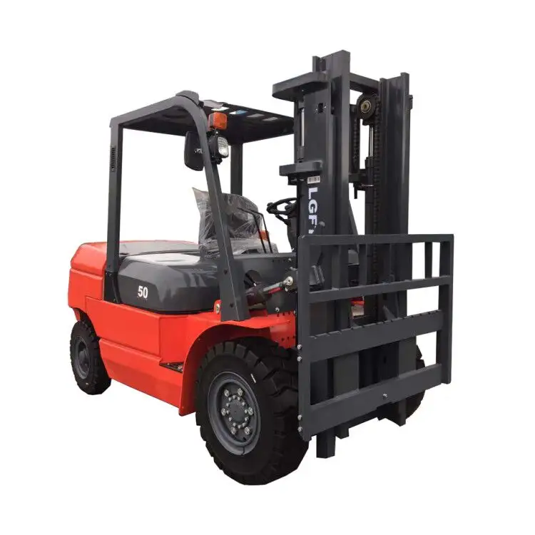 Fabrika maliyet fiyatı ISUZU motoru powered 5 ton 5000kgs 11000lbs dizel Forklift CPCD50 baoli forklift fiyat