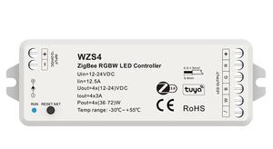 WZS4 ZIGBEE-PWM 4CH * 3A 12-24VDC Zigbee CCT CV led striscia di controllo - Product Image 2