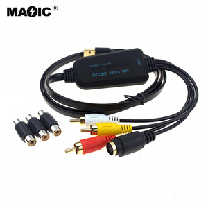 <strong>USB</strong> <strong>Video</strong> Capture Adapter Cable S-<strong>Video</strong> Composite <strong>to</strong> <strong>USB</strong> 2.0 SD <strong>Video</strong> Capture Device Cable <strong>Analog</strong> <strong>to</strong> Digital Converter for Media - Product Image 3