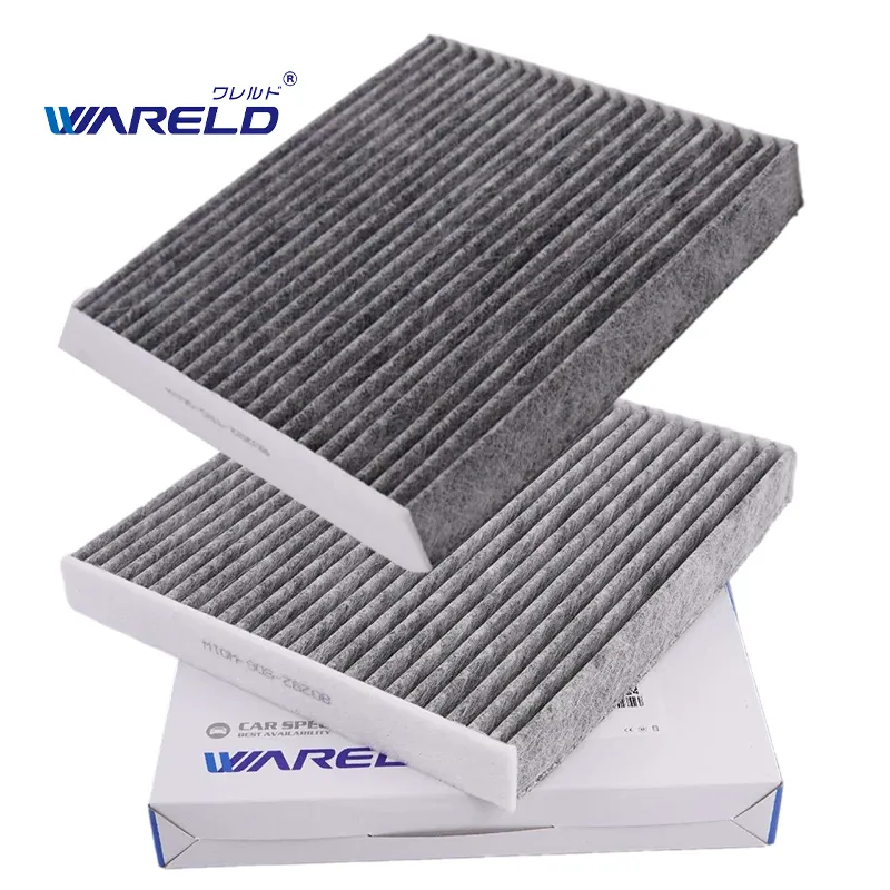 Wareld good auto conditioner spare parts 87139 97133 27277 japanese car cabin air filter element for Toyota Hyundai Honda Nissan