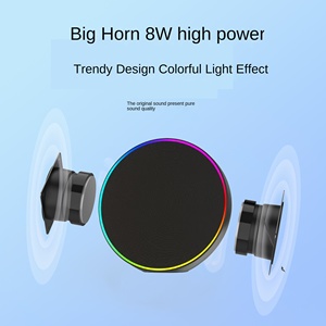 <strong>2025</strong> New B39 Desktop Portable <strong>Multi</strong> <strong>Functional</strong> Digital Circular Wireless <strong>Speaker</strong> With Clock Alarm Clock - Product Image 3