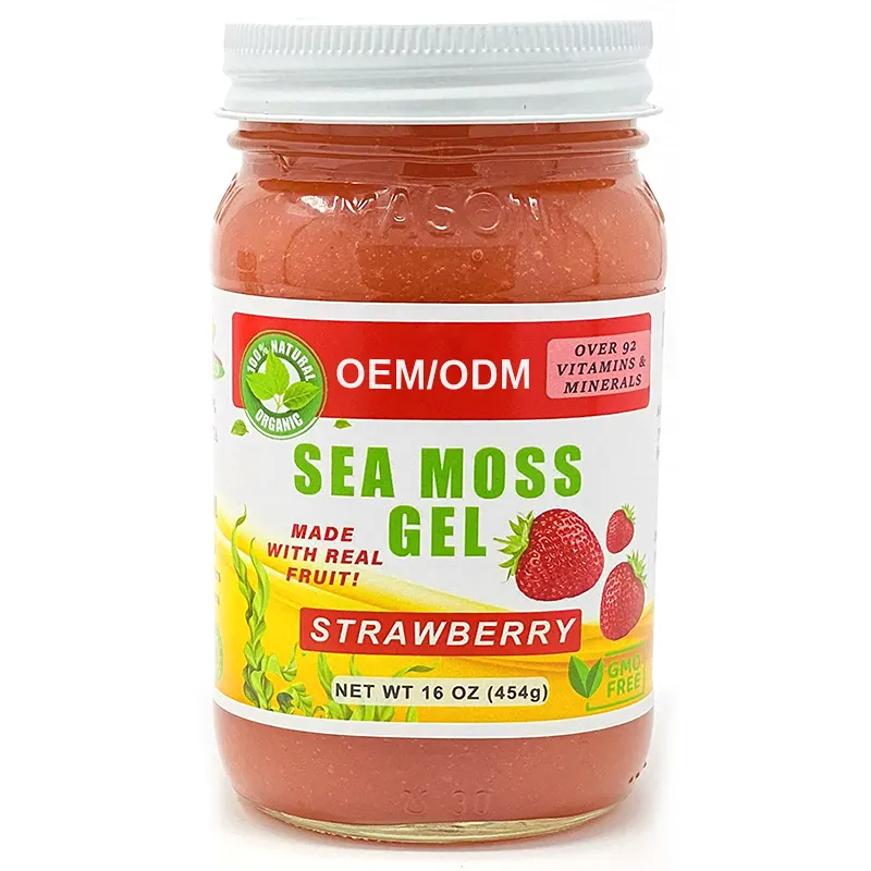 Pure Sea Moss Raw Organic Sea Moss/Irish Moss Gel Private Label