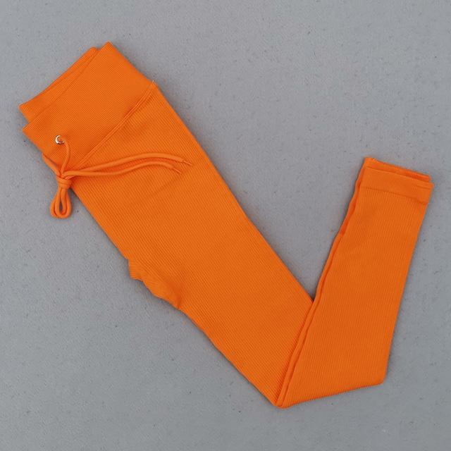 Orange leggings