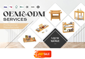 Freestanding hiển thị lưu trữ giá kệ Kệ sách 4 Tier tre góc cong Kệ tổ chức cho nhà bếp phòng tắm phòng khách - Product Image 5