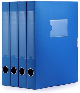 Pink PP Storage <strong>File</strong> <strong>Box</strong> Plastic PP <strong>Box</strong> <strong>File</strong> Archives Cases <strong>with</strong> Magic Glue Button - Product Image 5