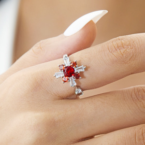 Fidget chống căng thẳng lo lắng nhẫn cho phụ nữ mạ vàng xoay mặt trời quay hướng dương lo lắng hướng dương spinner vòng - Product Image 6