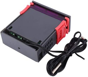 Controlador de temperatura ajustable de doble pantalla, STC-3008, DC12V/24V/ AC110-220V, con Cable de 1M - Product Image 5