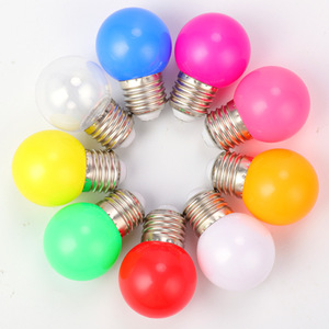 G45 E27 E26 çok ampul dize ışık için renkli plastik Led ampuller - Product Image 1