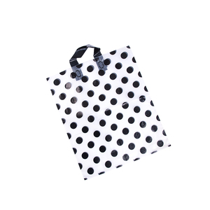 New Style Cheap HDPE/LDPE Plastic Takeout Bags with <strong>Soft</strong> <strong>Loop</strong> <strong>Handle</strong> Carrier Bags Biodegradable Poly Shopping Tote Bags - Product Image 2