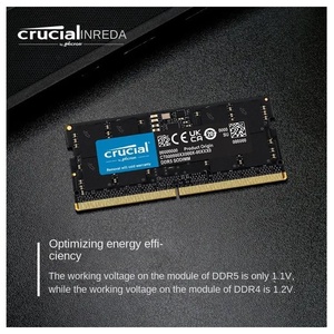 Brandneuer Crucial DDR5 5600 MHz Notebook-Speichers tick 16GB/24GB/32GB/48GB ECC-Funktion Computer Laptop RAM auf Lager