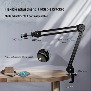 Microscopio Monocular 4K 48MP Cámara Digital 150X Lente con luz LED Soporte abatible para reparación de placa base de computadora de teléfono móvil - Product Image 4