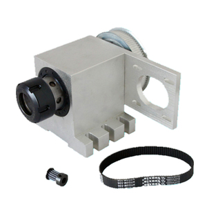 Cnc 路由器零件旋转轴 4 轴 3M-6-ER32 与 ER32 夹头卡盘和 Nema 23 电机 DIY cnc 铣床 - Product Image 3