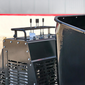 Бесплатная доставка, 1200 кг, мини-погрузчик, самозагружающийся, для строительства, для домашнего использования, вращающийся ковш, мини-самосвал 260 ° - Product Image 4