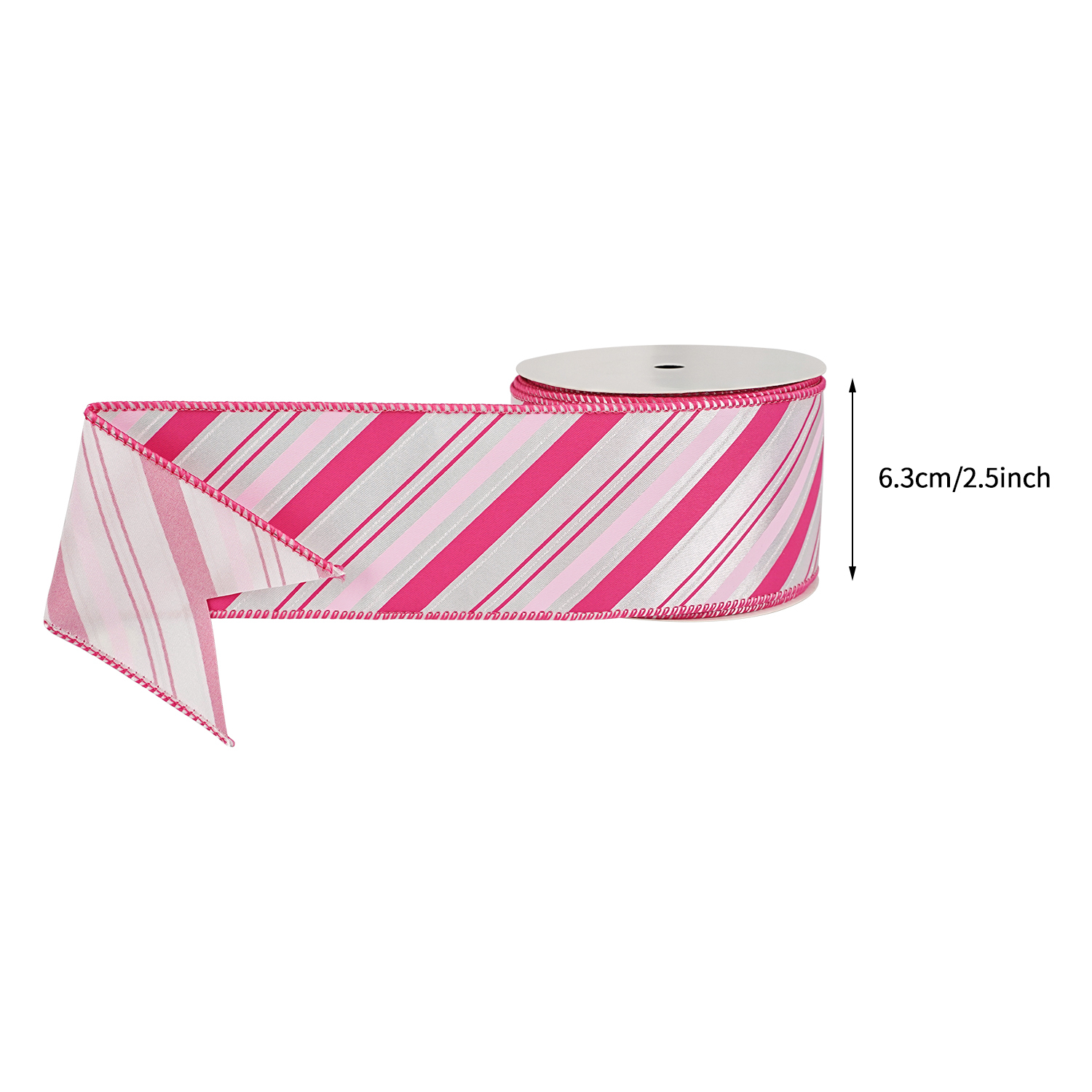 Pink Stripe-6.3cm
