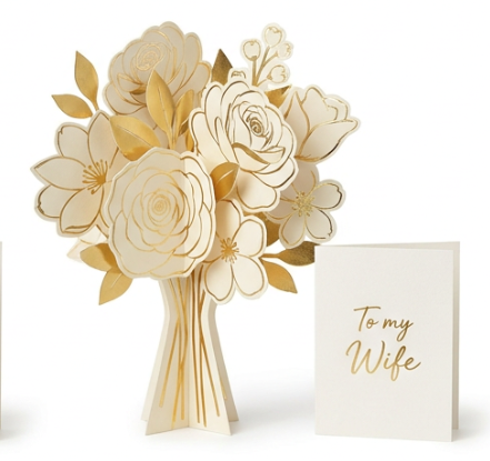 Gold Bouquet for wife