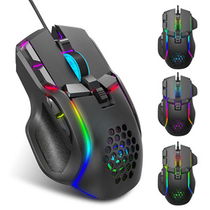 12800dpi משחקים עכבר תכנות מאקרו 10 מפתחות eesports 13 Rgb מצבי תאורה מתכוונן <span class=keywords><strong>Dpi</strong></span>