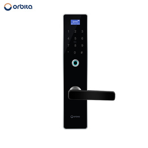 Digital Code Türschloss Wasserdichtes schwarzes elektronisches elektronisches Türschloss mit Fernbedienung - Product Image 1
