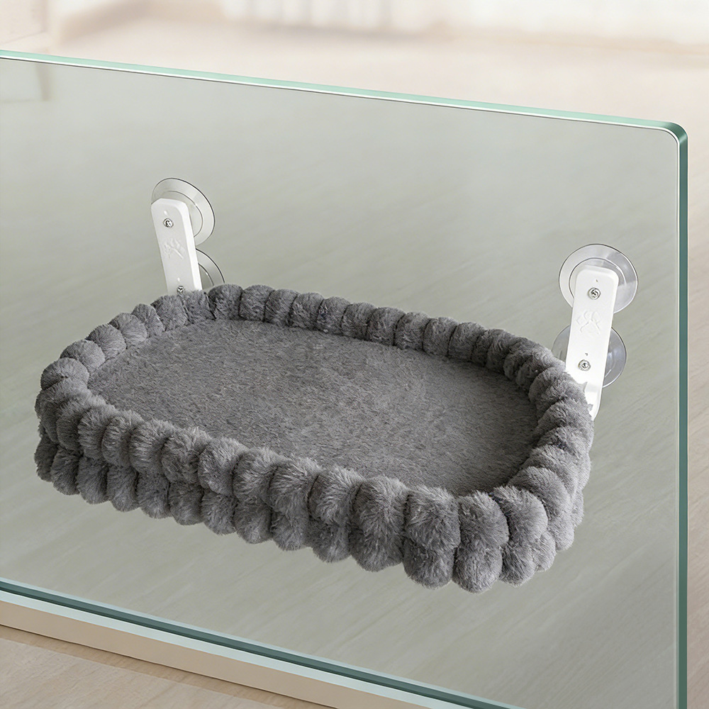 Double-sided cushioned cat hammock - Gray