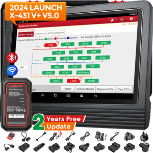 เปิดตัวเครื่องมือวินิจฉัยระบบเต็มรูปแบบบลูทูธ Wi-Fi X431 V + V5.0 10.1นิ้วพร้อม dbscar VII - Product Image 1