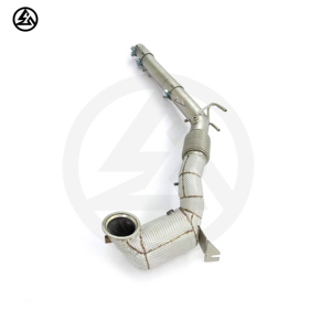 CSZ High Performance Stainless Steel Catted Downpipe for VolkSwagon VW GOLF8 GTI Catted Downpipe <strong>Header</strong> With OPF Heat Shield - Product Image 5
