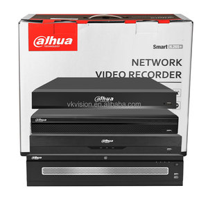 Dahua-Grabadora de vídeo en red, dispositivo con detección y reconocimiento facial, versión en inglés, 32CH, 1U, 16PoE, 2 discos