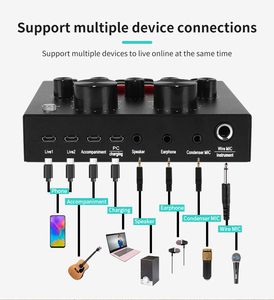 Like Audio PC-V8 New <strong>PRO</strong> Musical Professional Sound Card Interface Studio Recording Audio <strong>Mixer</strong>