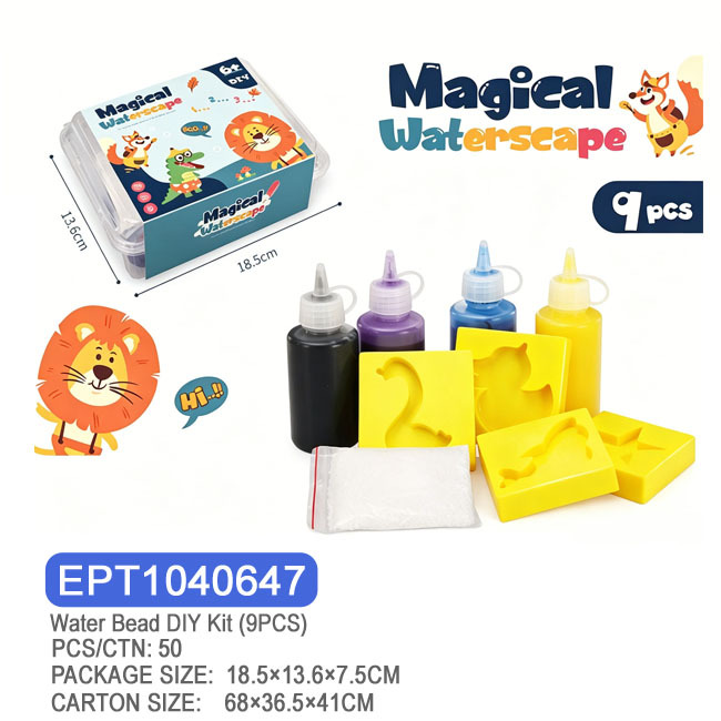 EPT1040647 Kit de manualidades con cuentas de agua (9 piezas)