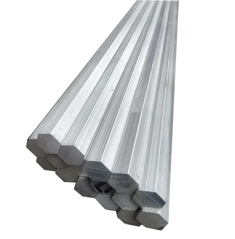 Massives quadratisches Stangen profil aus eloxiertem Metall aluminium