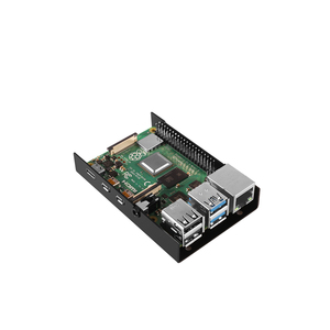 <strong>Raspberry</strong> <strong>pi</strong> 4 generation motherboard box 94x60x31mm Black with fan <strong>raspberry</strong> <strong>pi</strong> box - Product Image 4