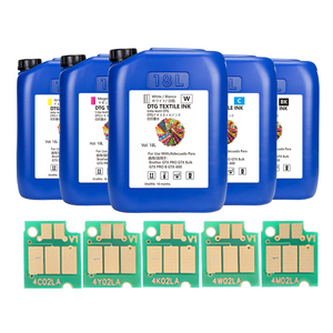 Direkt auf Kleidungsstück Tinte 18 L Nachfüllen Großhandel Textil DTG-Tinte Zylinder Trommel für Brother GTX-600 GTX Großhandel GTX PRO B Druckkopf mit Chip - Product Image 5