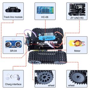 2021 Neuestes Mini Tank Robot Tank Chassis Roboter Smart Robot Car Kit - Product Image 4
