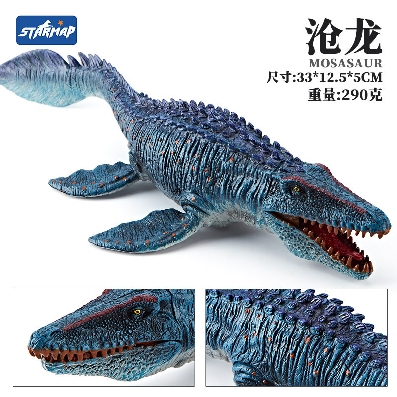 33cm new model mosasaurus (movable mouth)
