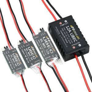 Contrôleur de vitesse HENGE 4A 6A 8A 12A UBEC Servo ESC avec stabilisateur de tension BEC pour accessoires de batterie de bateau d'avions RC FPV - Product Image 1